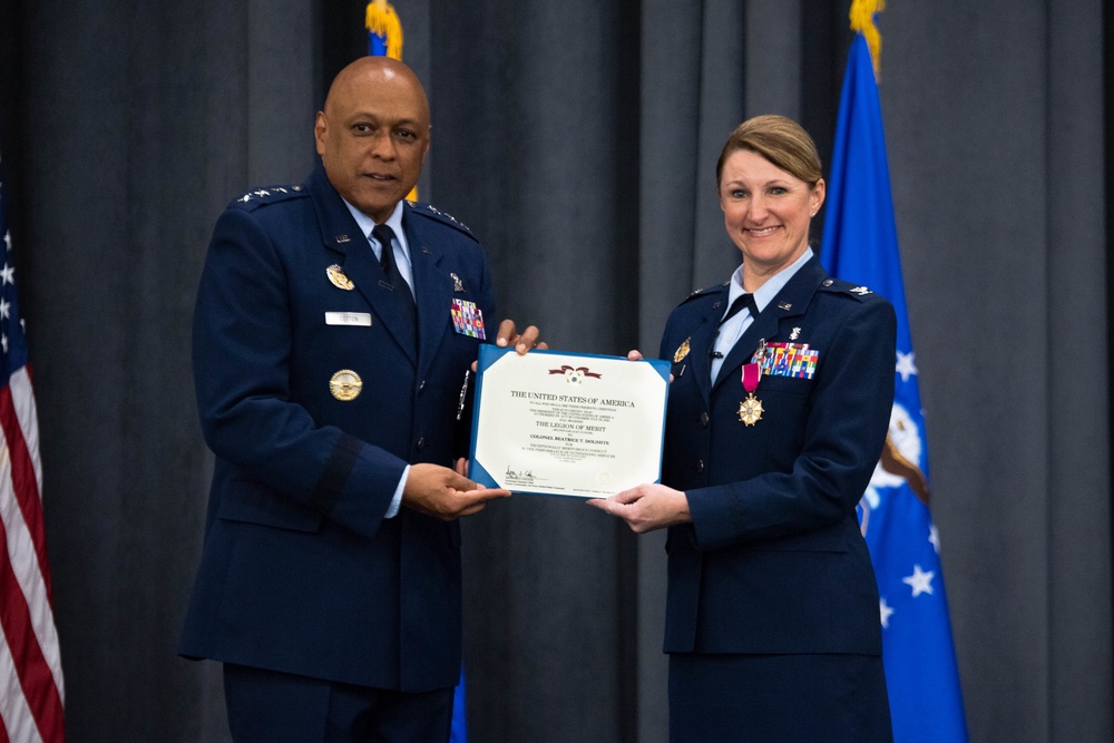 Col. Dolihite retirement ceremony