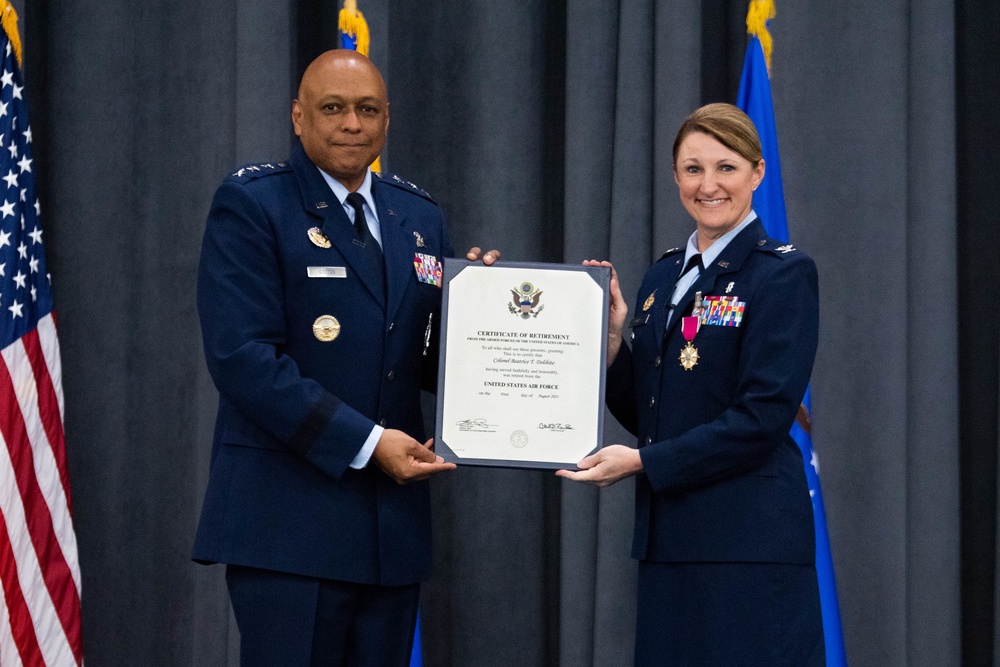 Col. Dolihite retirement ceremony