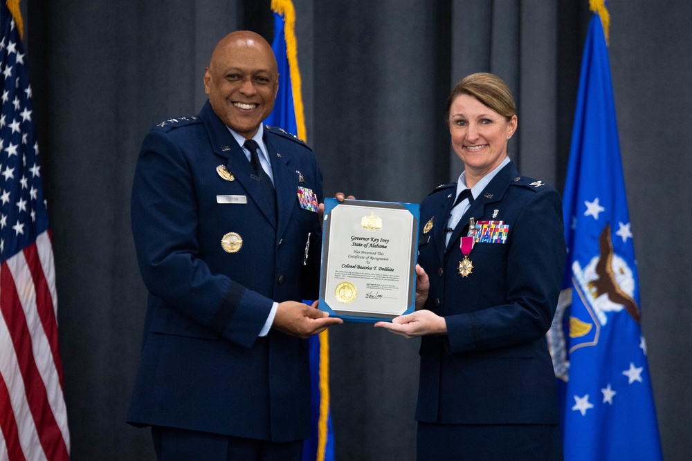 Col. Dolihite retirement ceremony