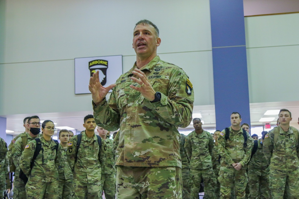 101st Soldiers return from Covid relief