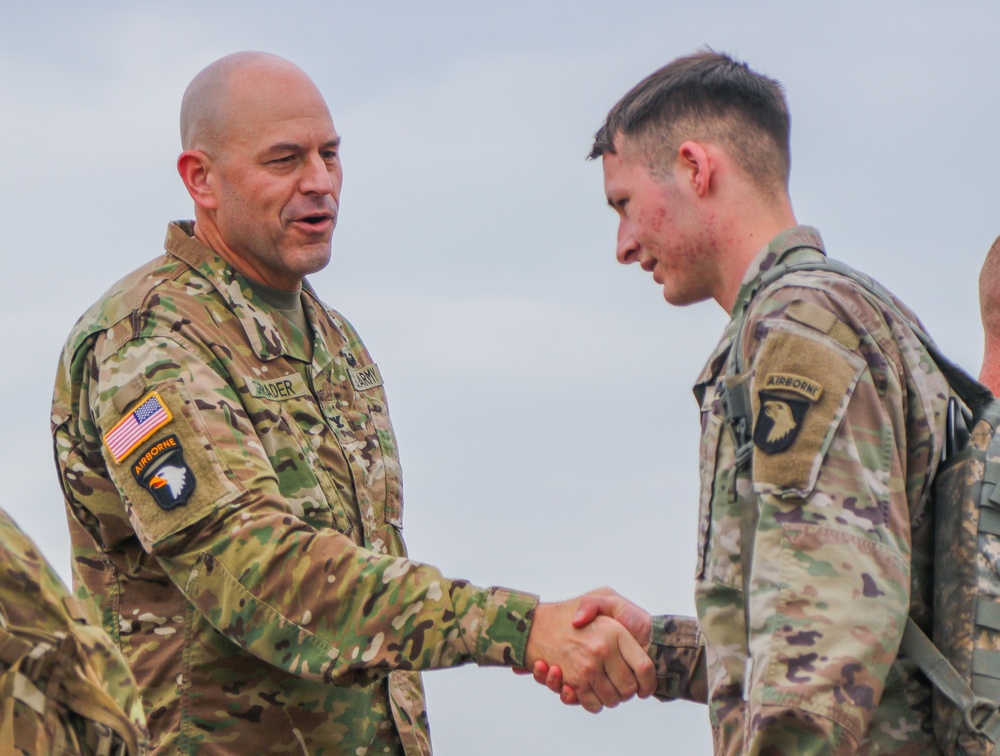 101st Soldiers return from Covid Relief