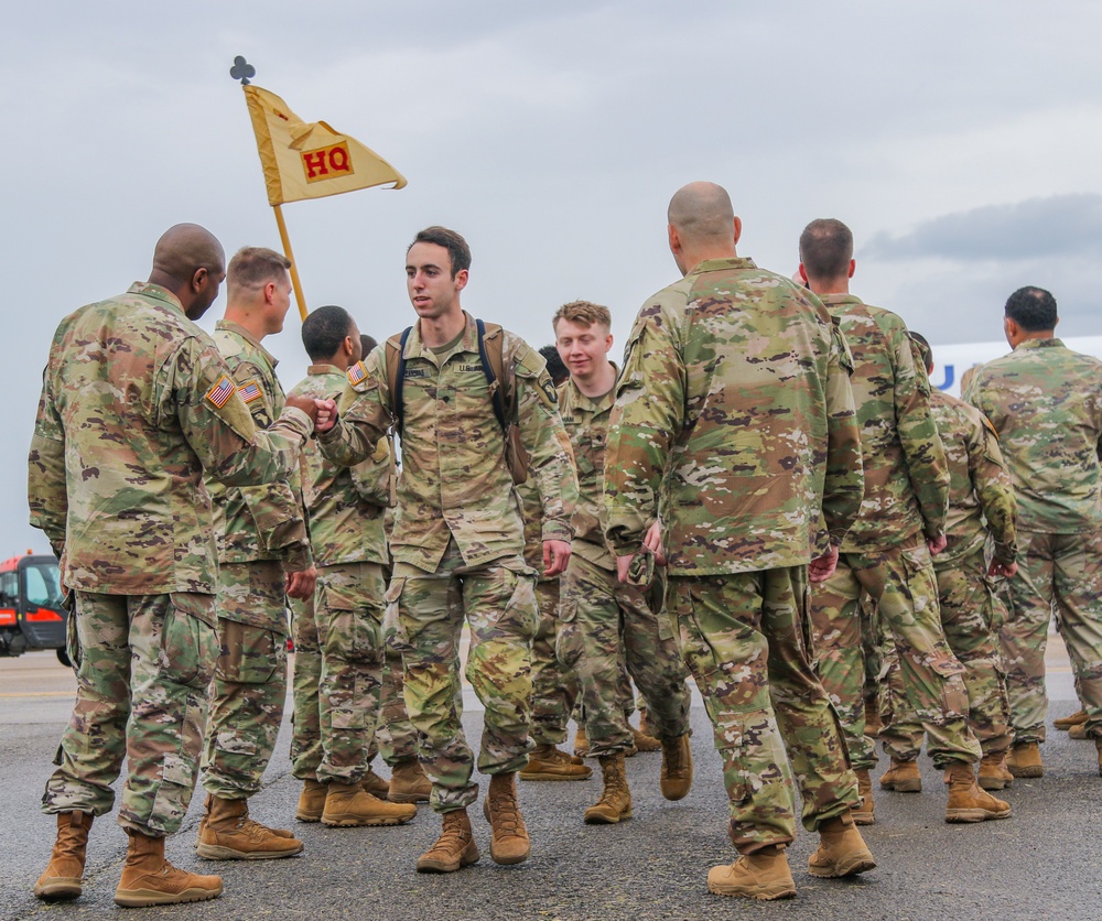 101st Soldiers return from Covid Relief