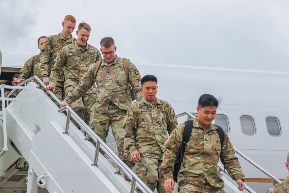 101st Soldiers return from Covid Relief