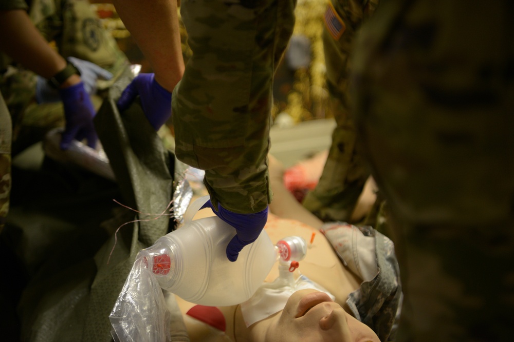 HHC 1-376th Aviation trains at Camp Ripley's MYSTC