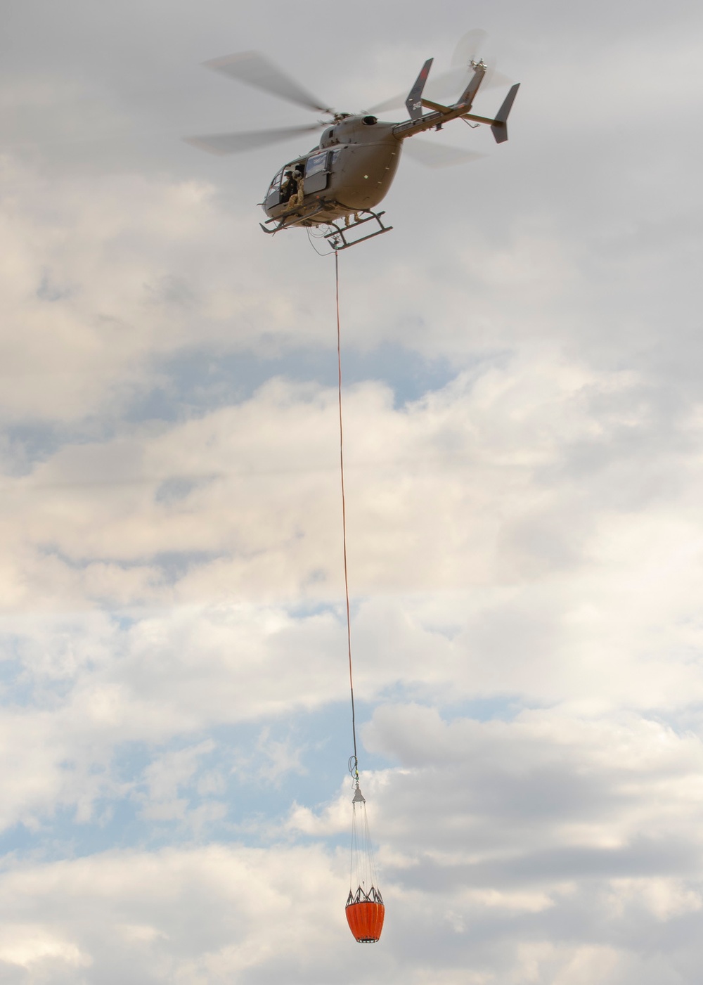 1-376th Aviation Lands a Lakota Helicopter at Local Hospital