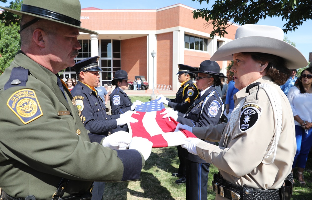 Big Bend Area Law Enforcement Officers Association memorial ceremony