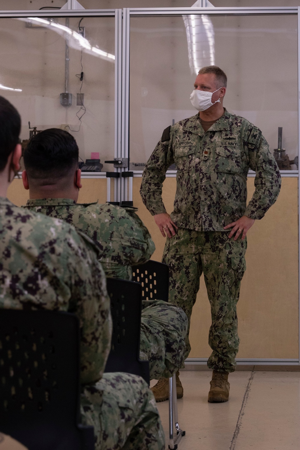 Trident Refit Facility Bangor Repair Officer Addresses Sailors