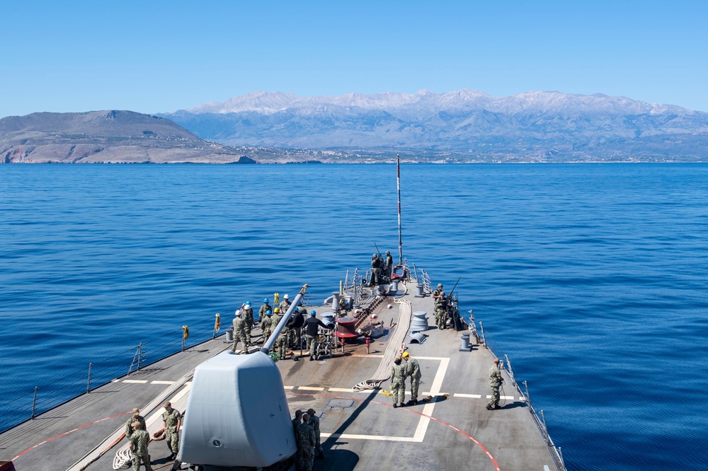 USS Laboon Transits Souda Bay