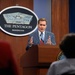 Pentagon Press Secretary John F. Kirby briefs the press