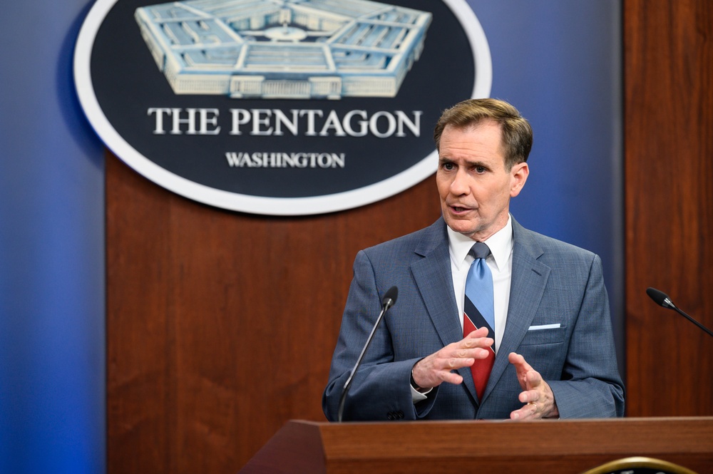 DVIDS - Images - Pentagon Press Secretary John F. Kirby briefs the ...