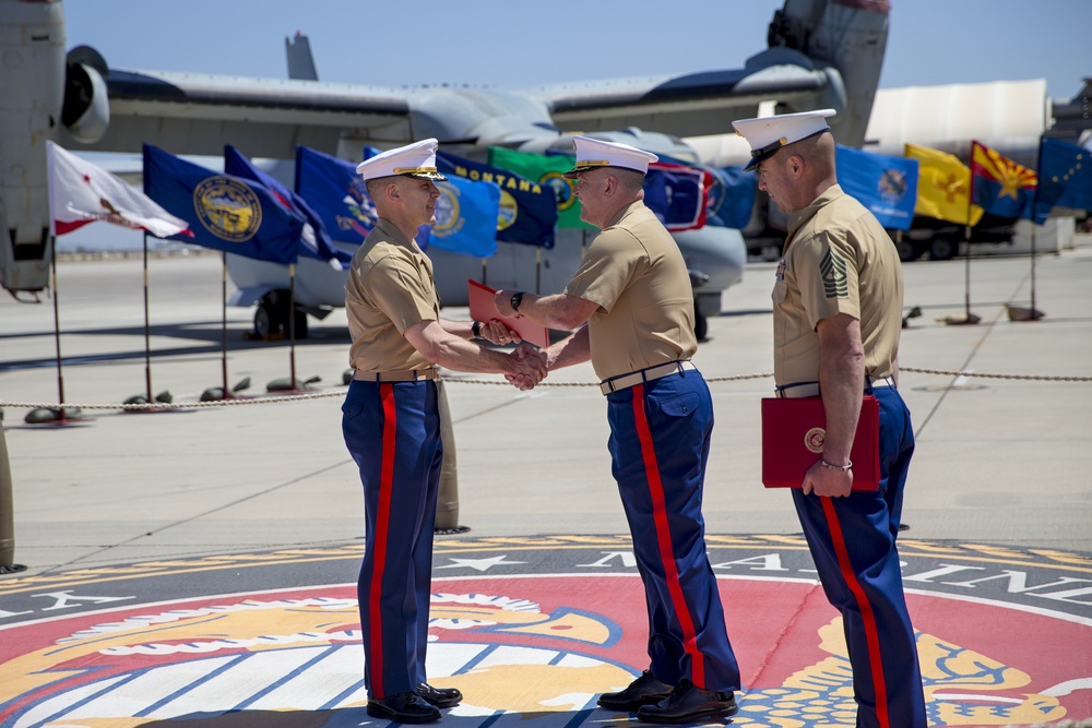 LtCol Olgierd J. Weiss III Retires from MCAS Yuma