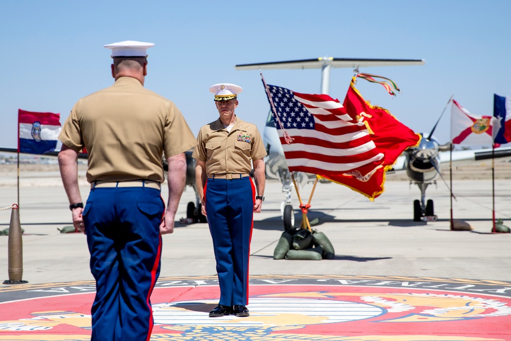 LtCol Olgierd J. Weiss III Retires from MCAS Yuma