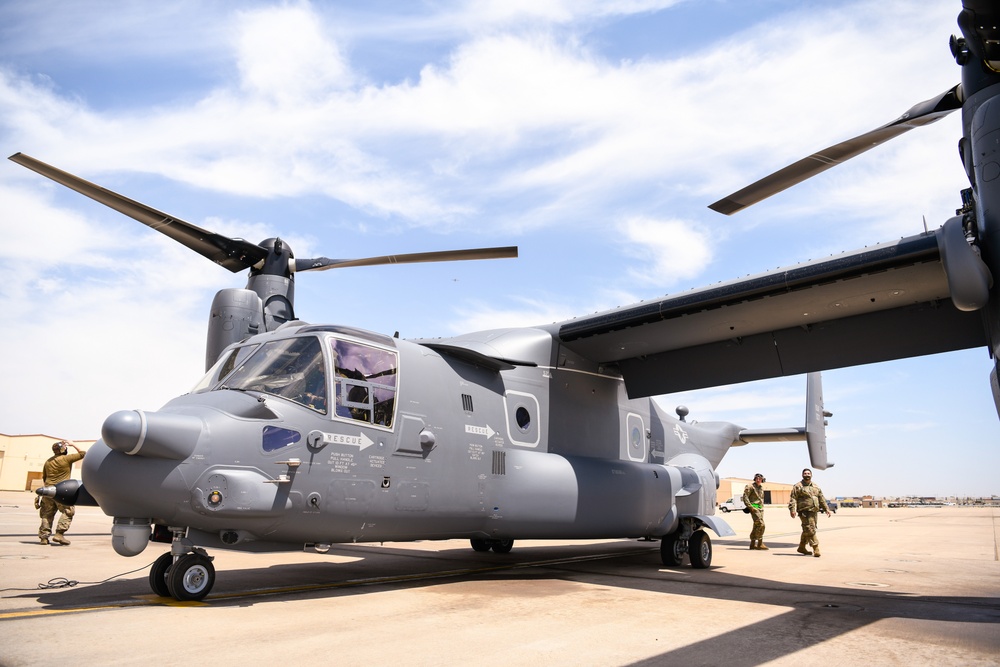 Final CV-22 at Cannon AFB