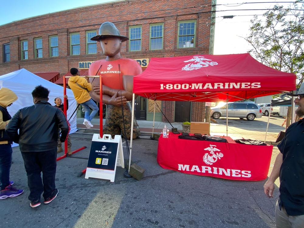 Marines attend Kinston recruiting event