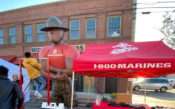 Marines attend Kinston recruiting event