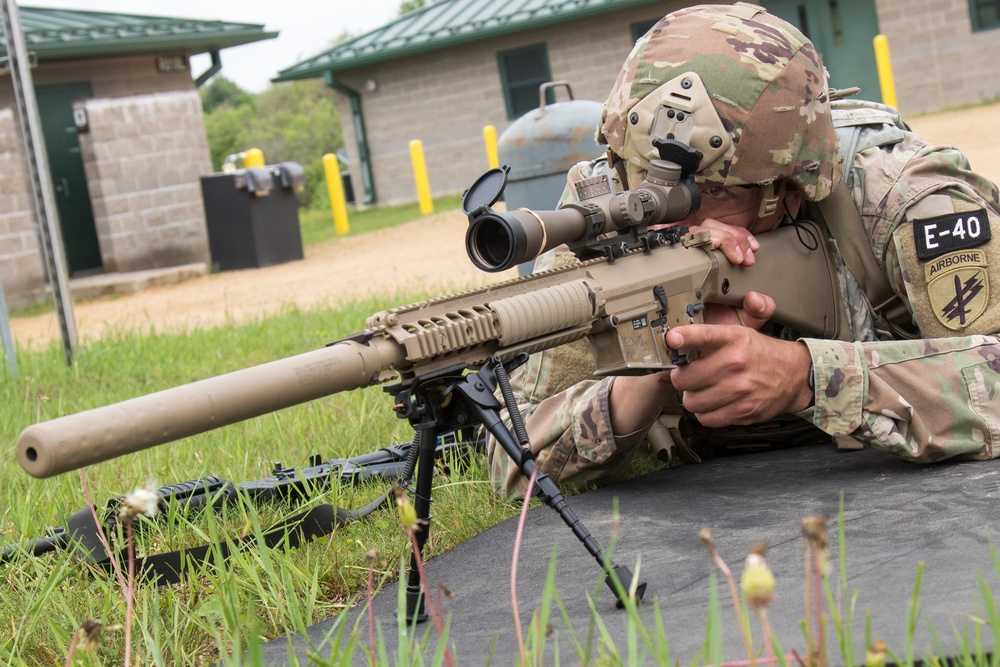 2021 U.S. Army Reserve Best Warrior Competition – M110 Semi-Automatic Sniper System Qualification