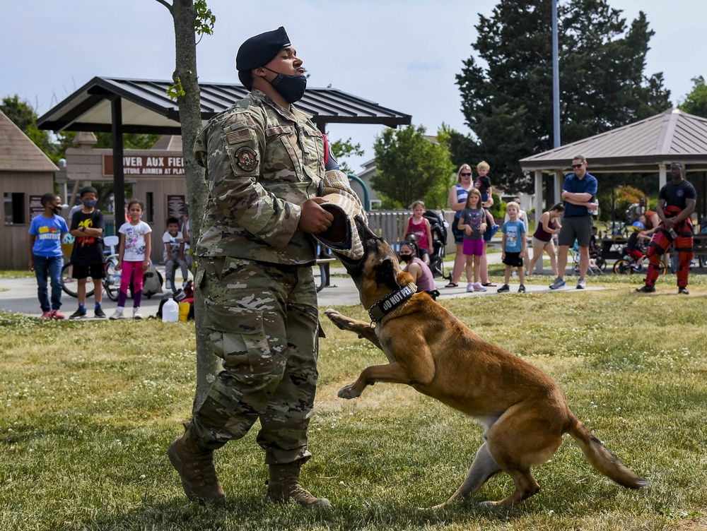 436th SFS hosts Bicycle Rodeo