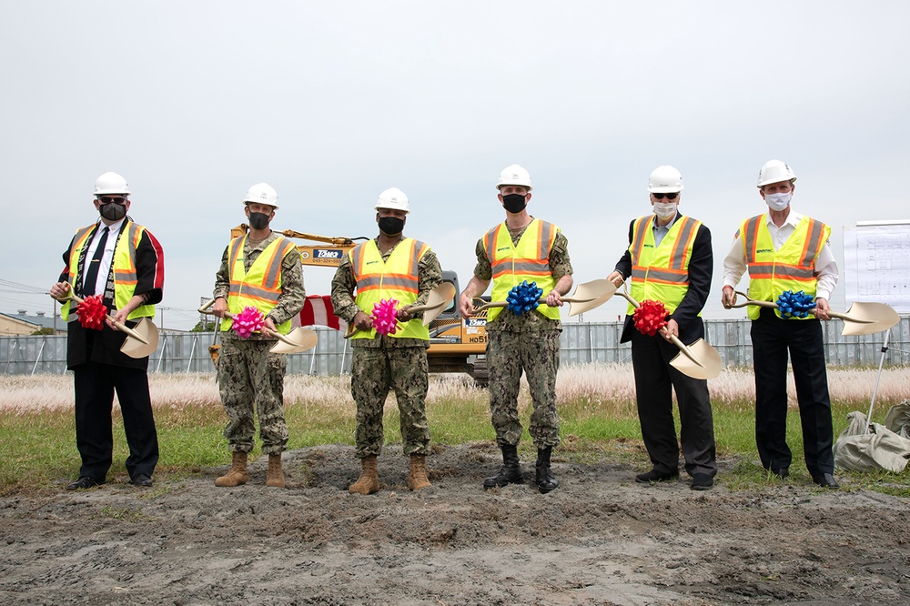 Ground-breaking ceremony held for New Fire Department at U.S. Navy Tsurumi POL depot