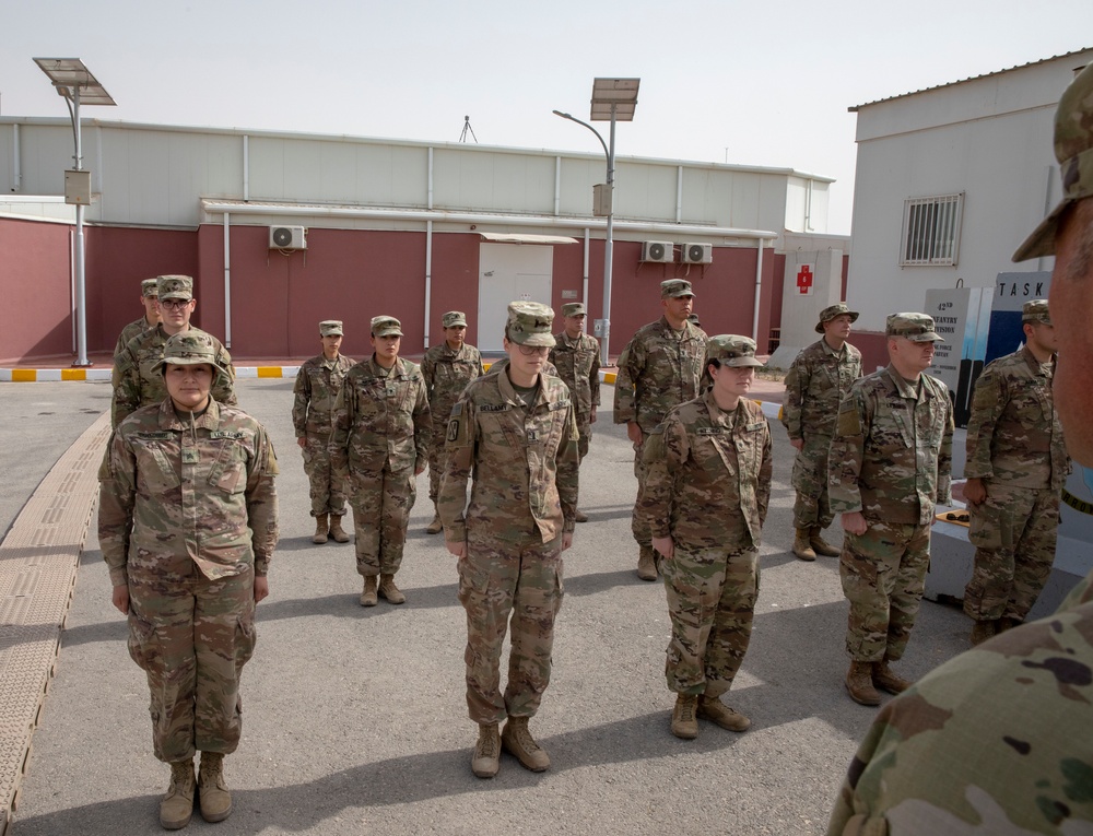 36th ID Soldiers earn their combat patch's