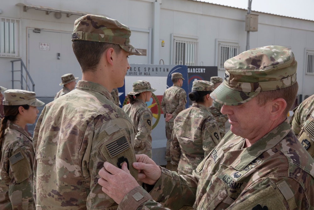 36th ID Soldiers earn their combat patch's