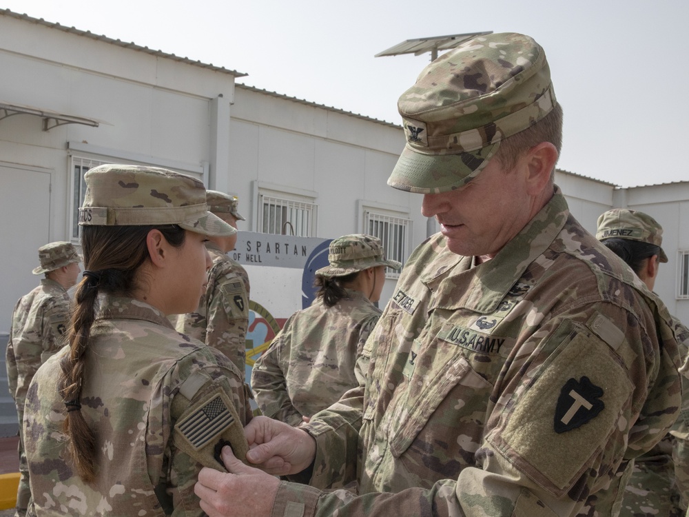 36th ID Soldiers earn their combat patch's