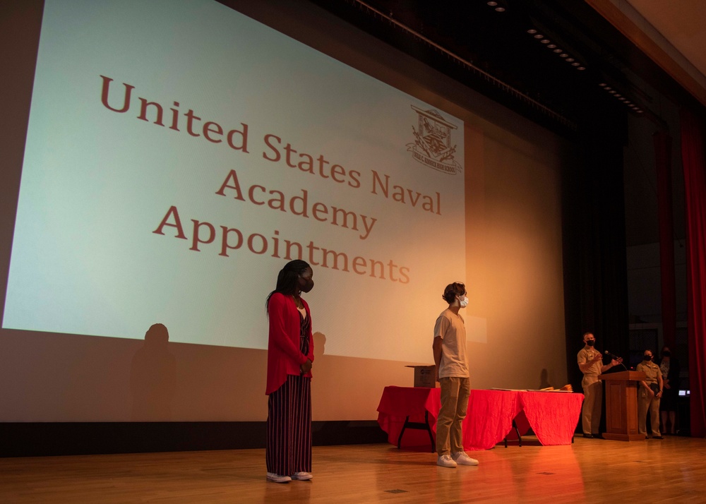 Nile C. Kinnick High School Students Receive an Offer of Appointment to the United States Naval Academy