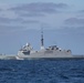 Standing NATO Maritime Group One ship FS Normandie conducts manoeuvres off the coast of Portugal