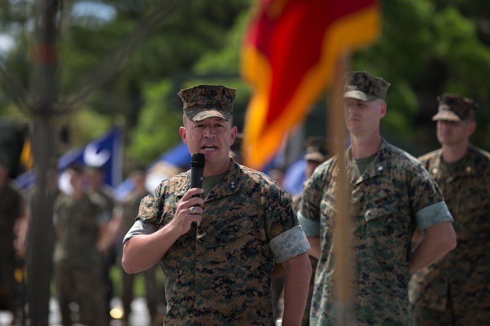 12th Marine Regiment Change of Command