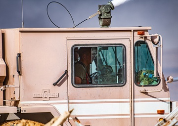 Members of 332d ECES and Fire Depot Respond to Real Fire