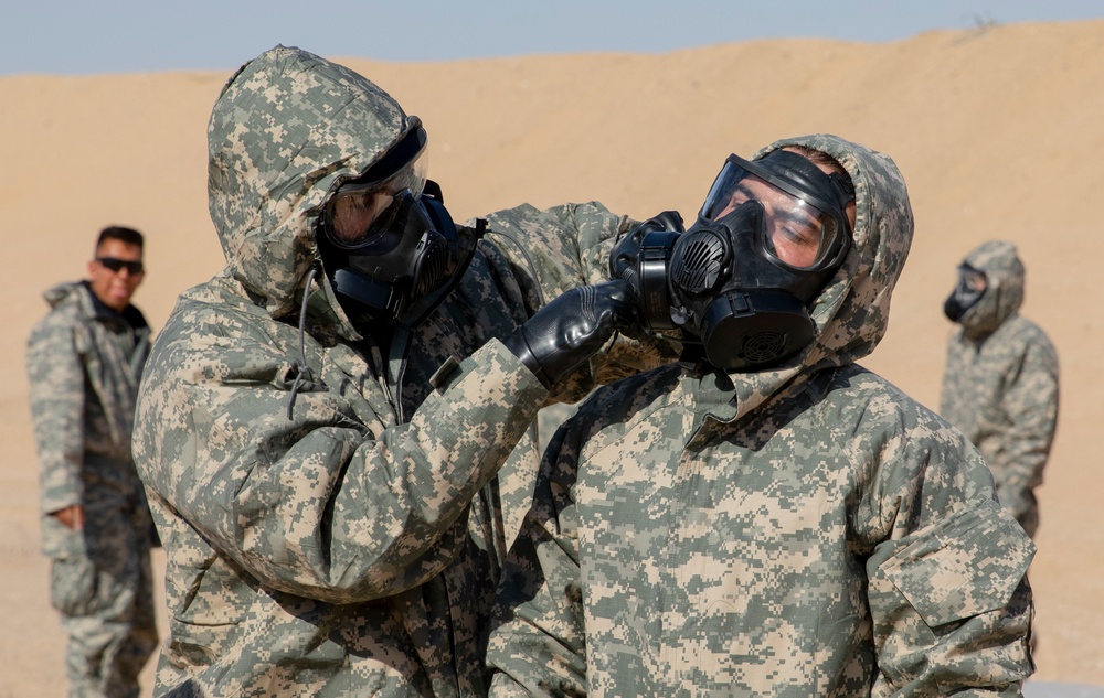 Specialist leads CBRN training