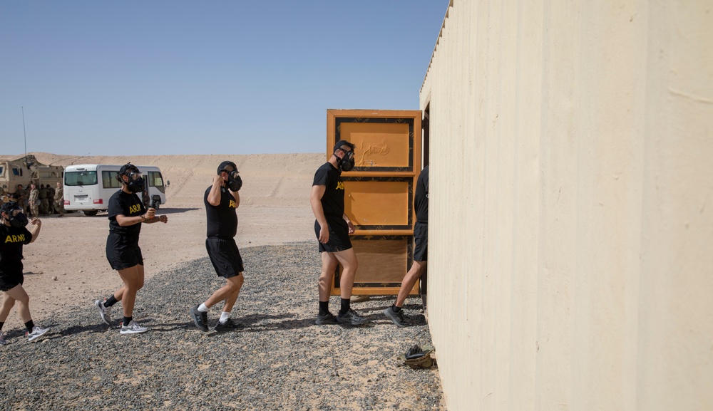 Specialist leads CBRN training