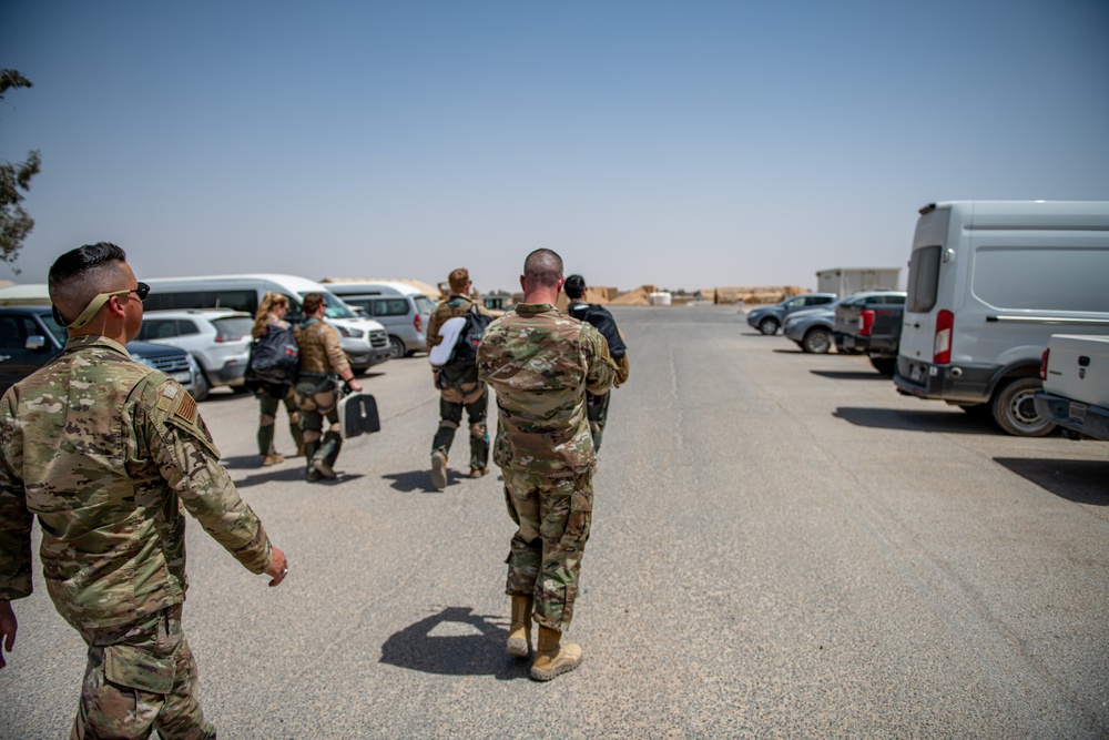 332 AEW Command Chief Day with Airmen: Public Affairs