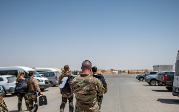 332 AEW Command Chief Day with Airmen: Public Affairs