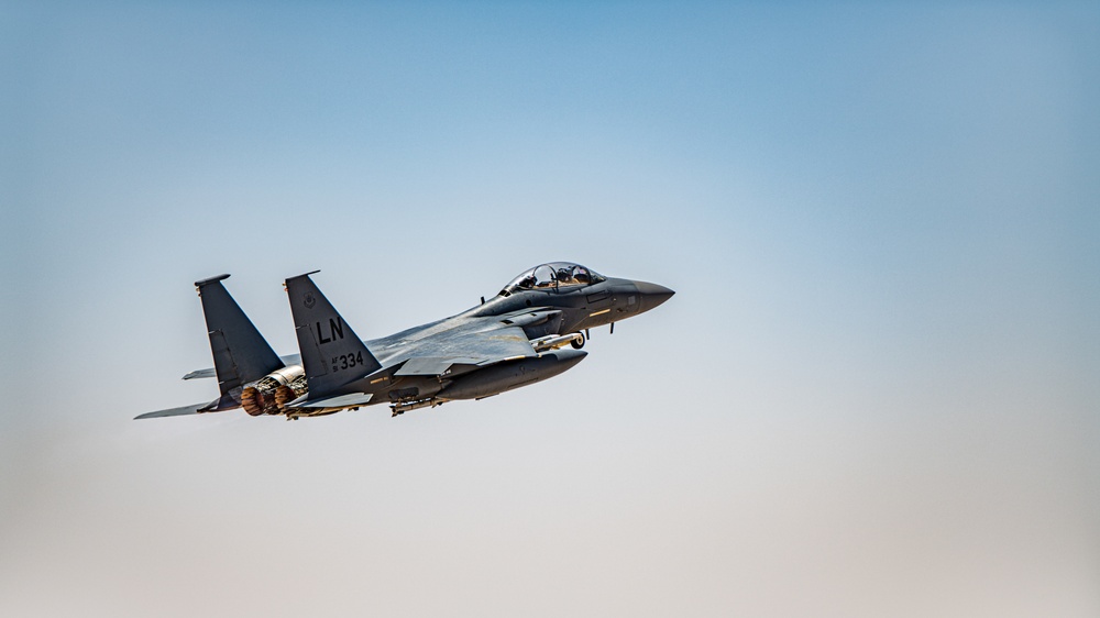 F-15E Strike Eagle Operators Chalk, Fuel and Check Their Jets