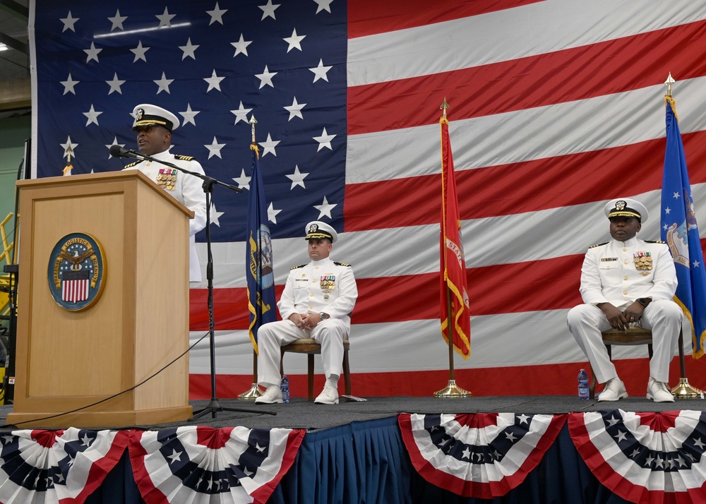 DLA Distrubition Sigonella Change of Command Ceremony