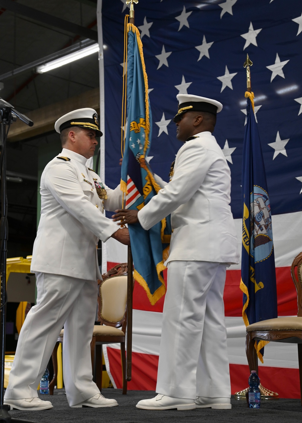 DLA Distrubition Sigonella Change of Command Ceremony