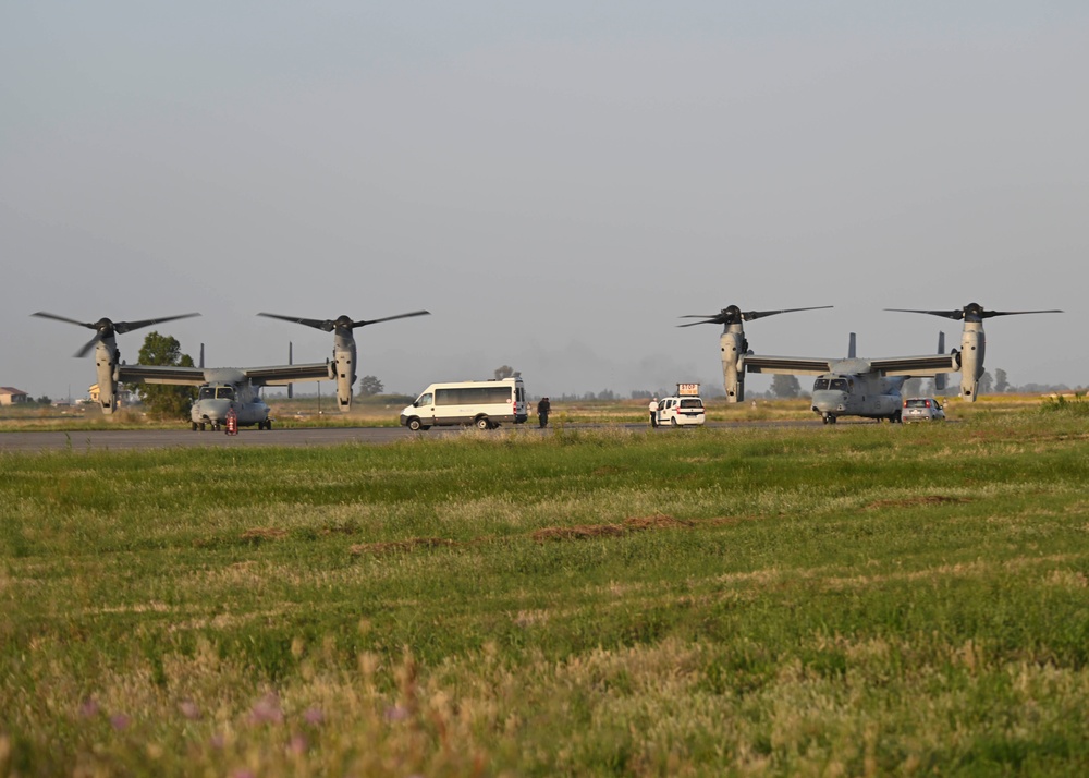 Ospreys land at NAS Sigonella