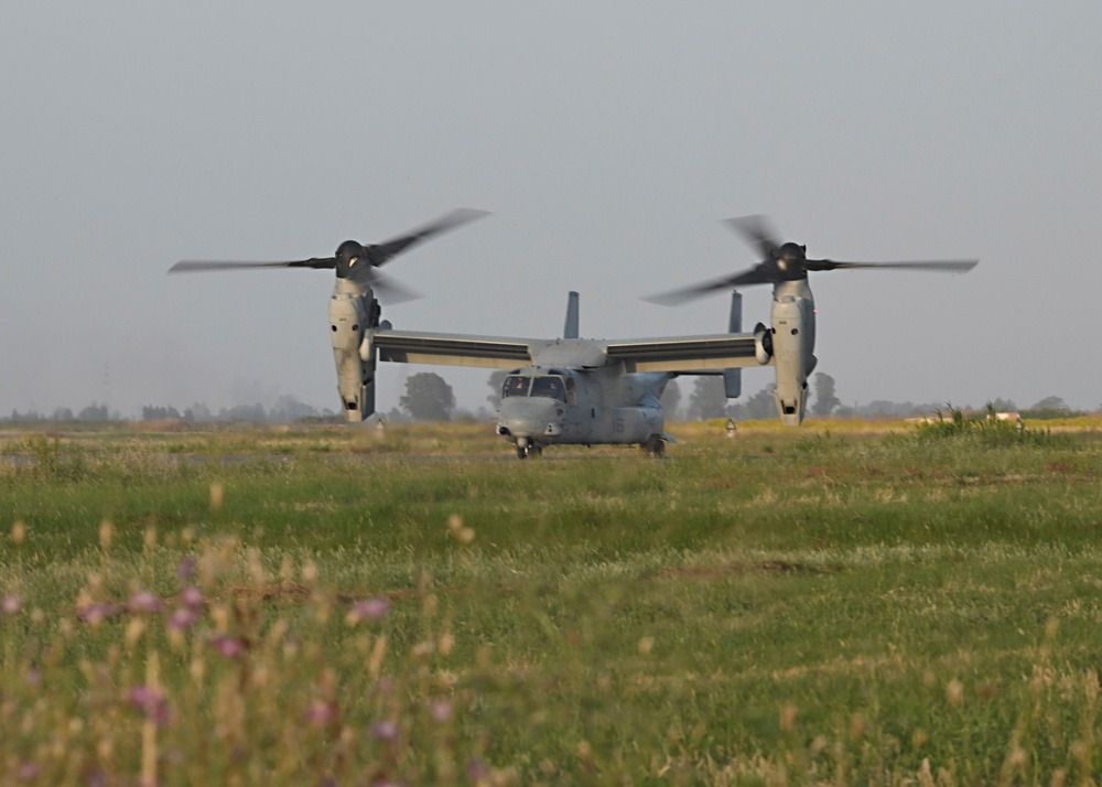 Ospreys land at NAS Sigonella