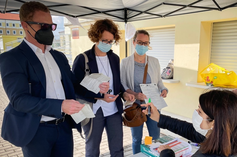 Italian employees at USAG Italy get COVID-19 vaccine