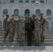 Acting U.S. Capitol Police chief and National Guard members gather at the Capitol on final day of security mission