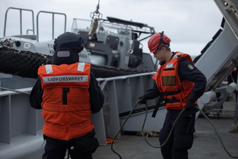 Royal Norwegian Navy Participates in At-Sea Demo Formidable Shield 2021