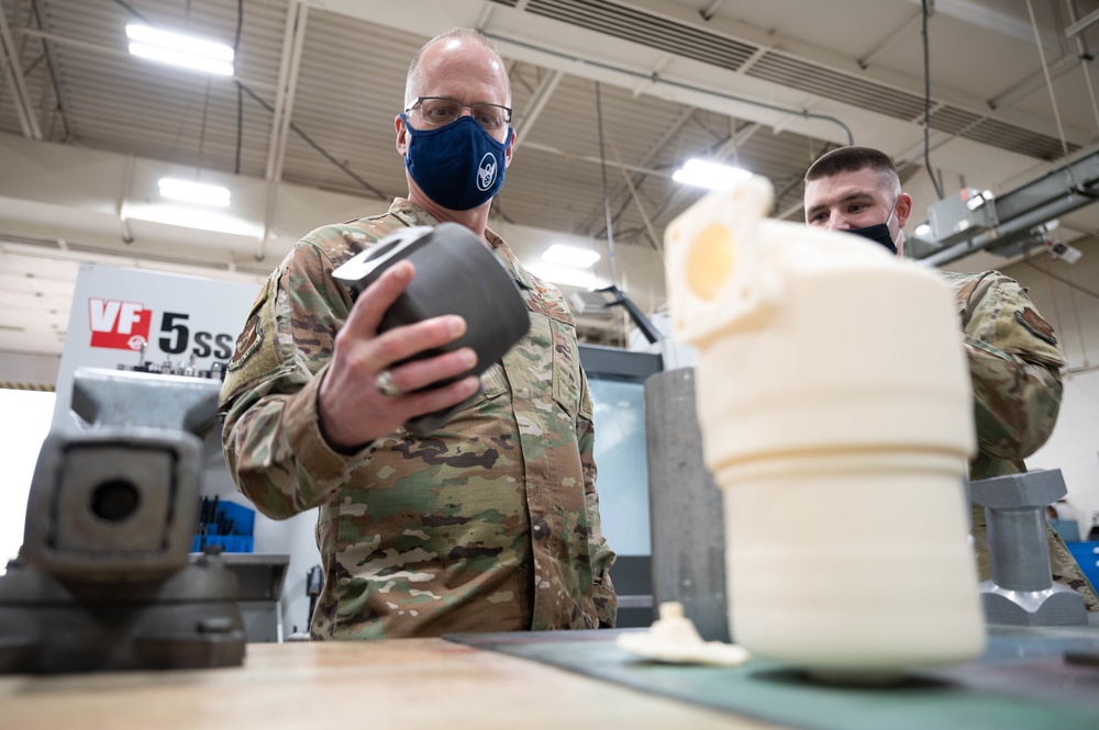 8th Air Force commander visits Ellsworth AFB