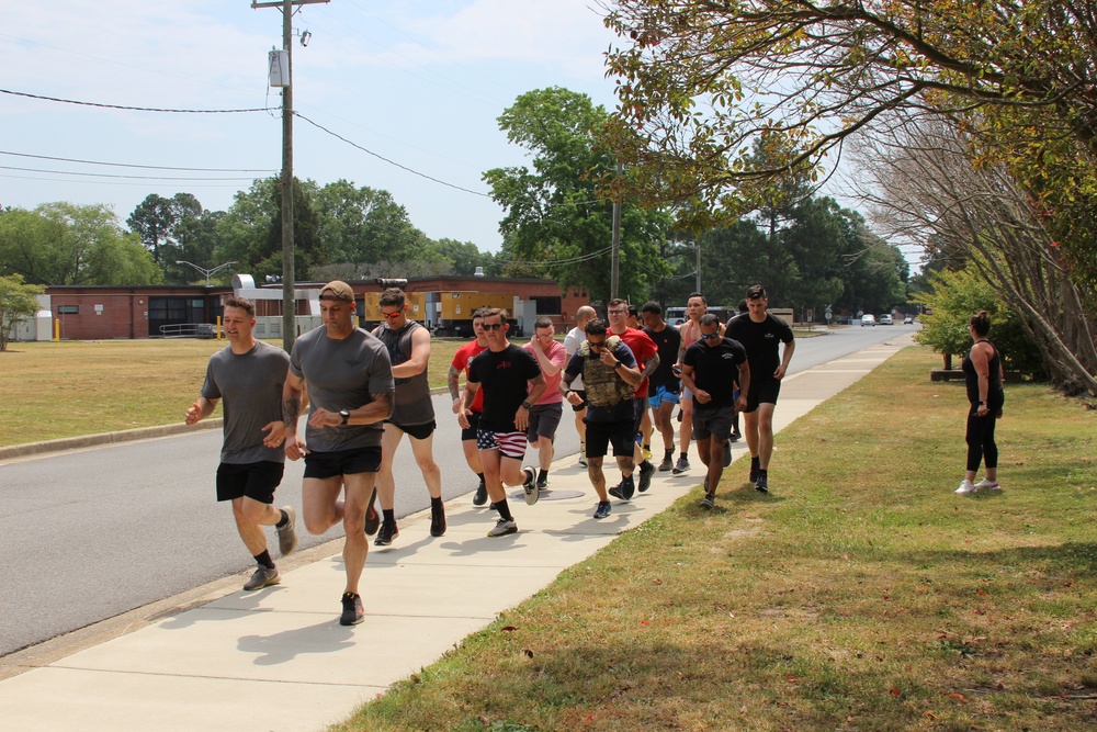 U.S. Army Soldiers compete in MURPH Competition