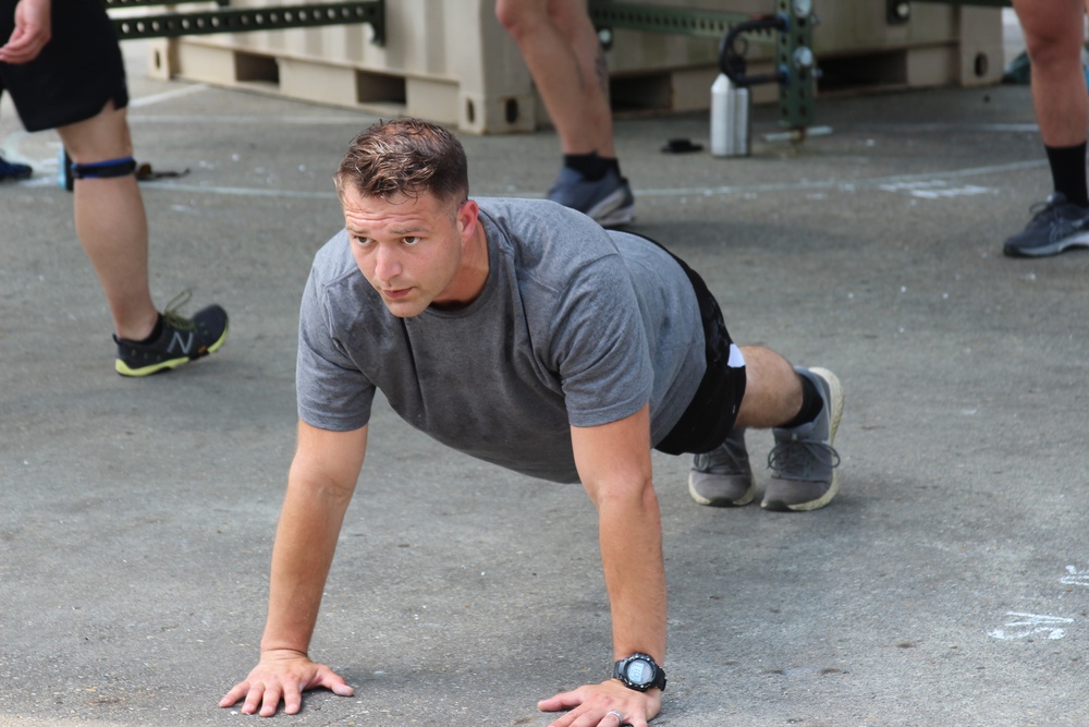 U.S. Army Soldiers compete in MURPH Competition