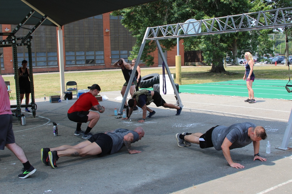 U.S. Army Soldiers compete in MURPH Competition