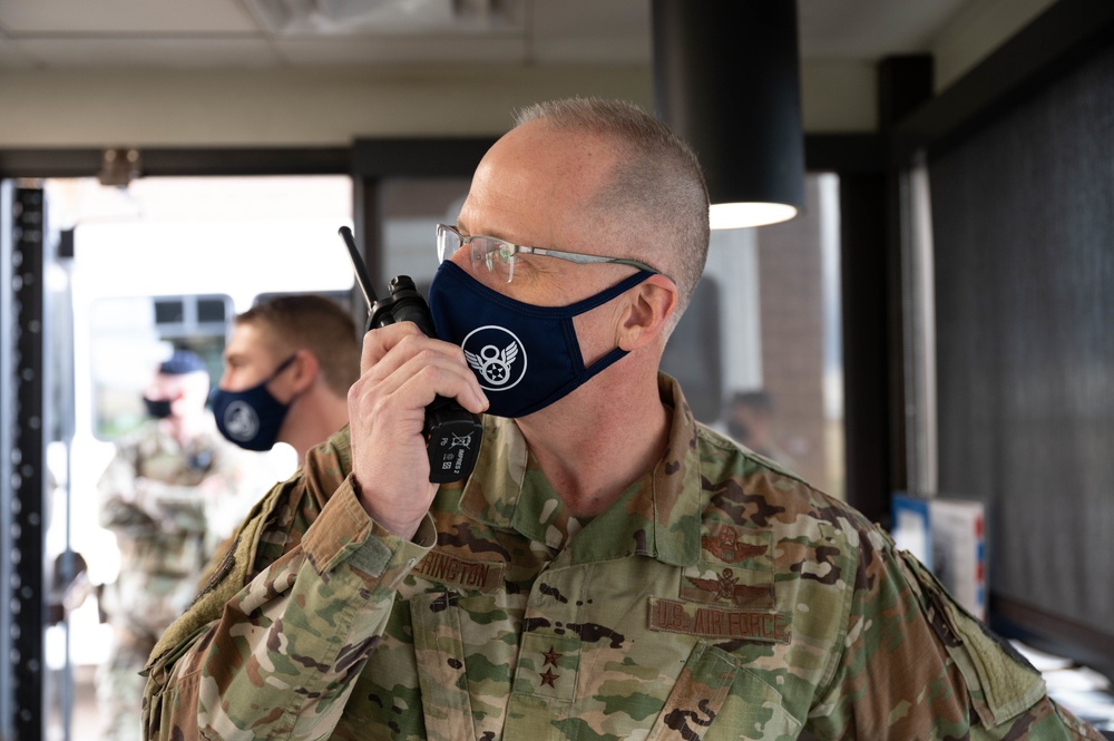 8th Air Force commander visits Ellsworth AFB