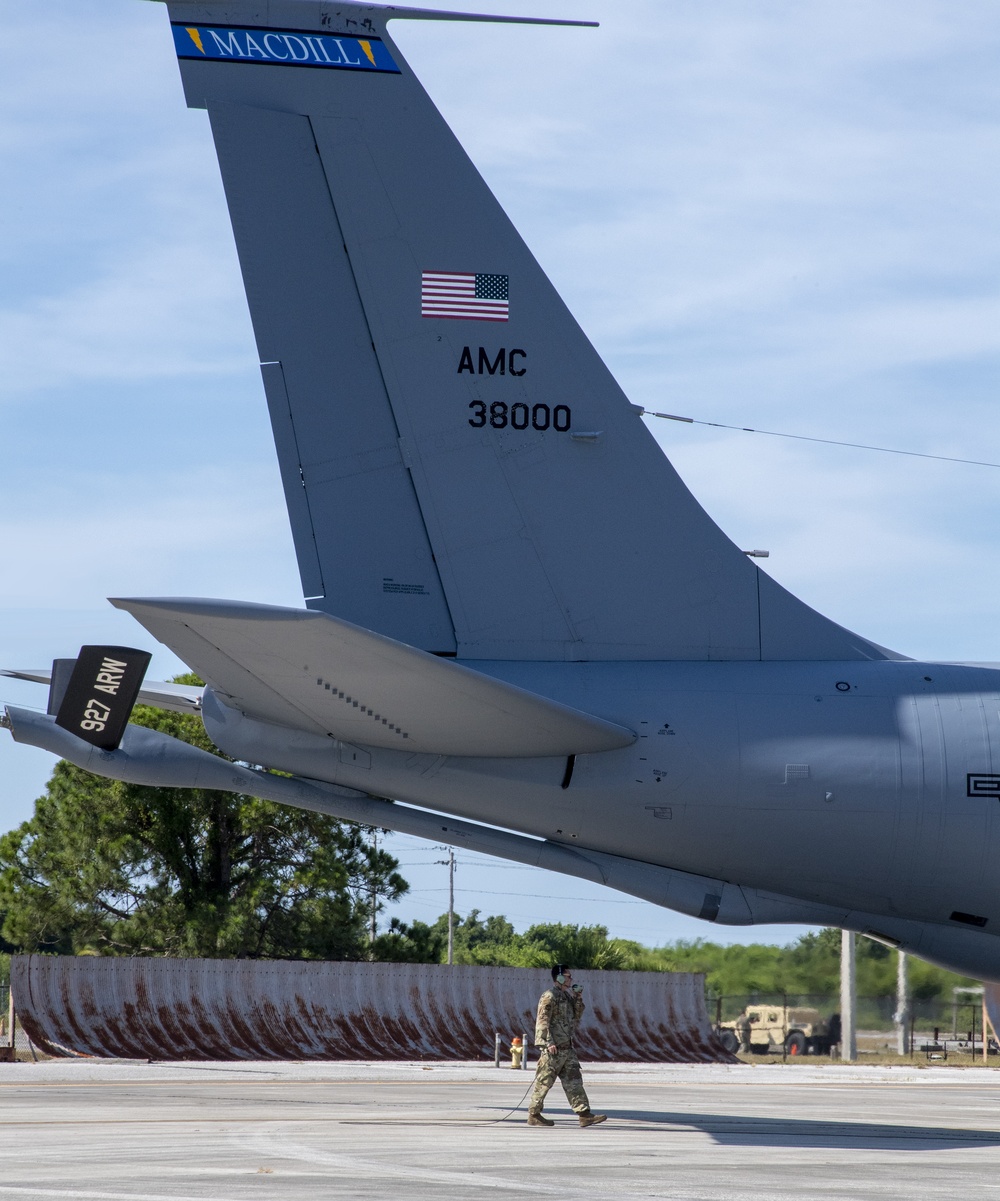 DVIDS Images Macdill AFB conducts its first KC135 HotPit Refuel
