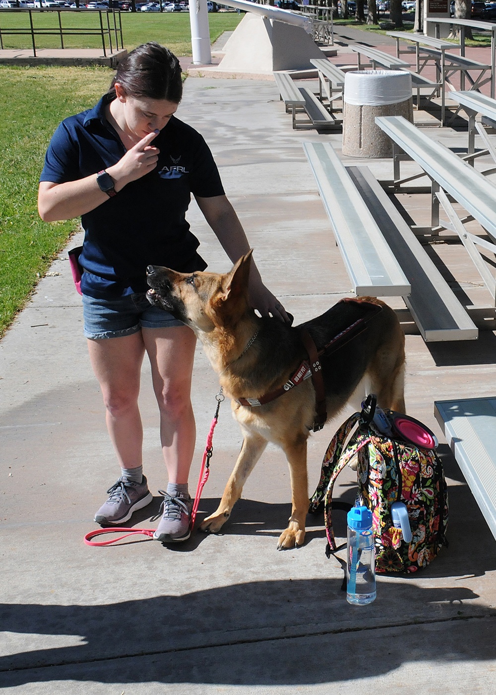 Kirtland housing holds service dog educational event