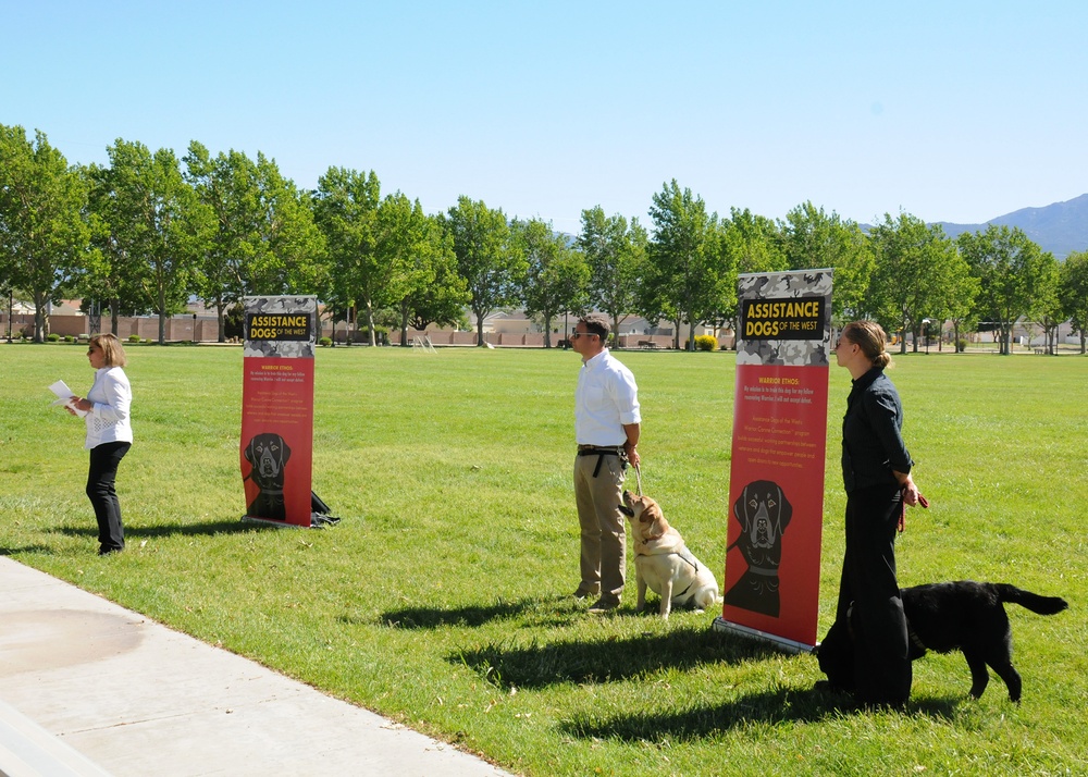 Kirtland housing holds service dog educational event