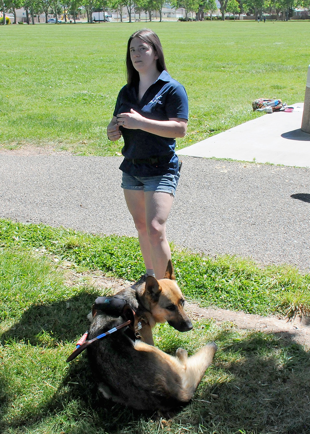 Kirtland housing holds service dog educational event